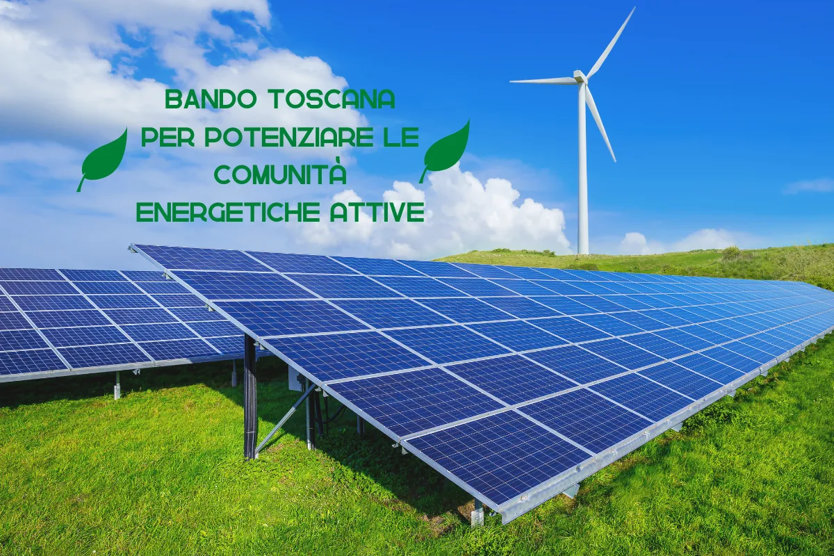 bando toscana nuovi impianti comunita energetiche costituite